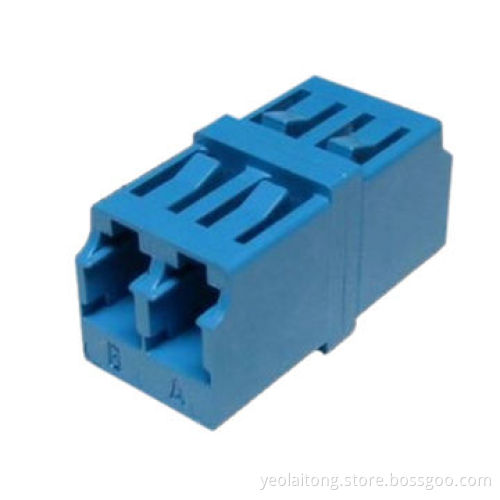LC fiber-optic adapter, DX, Blue